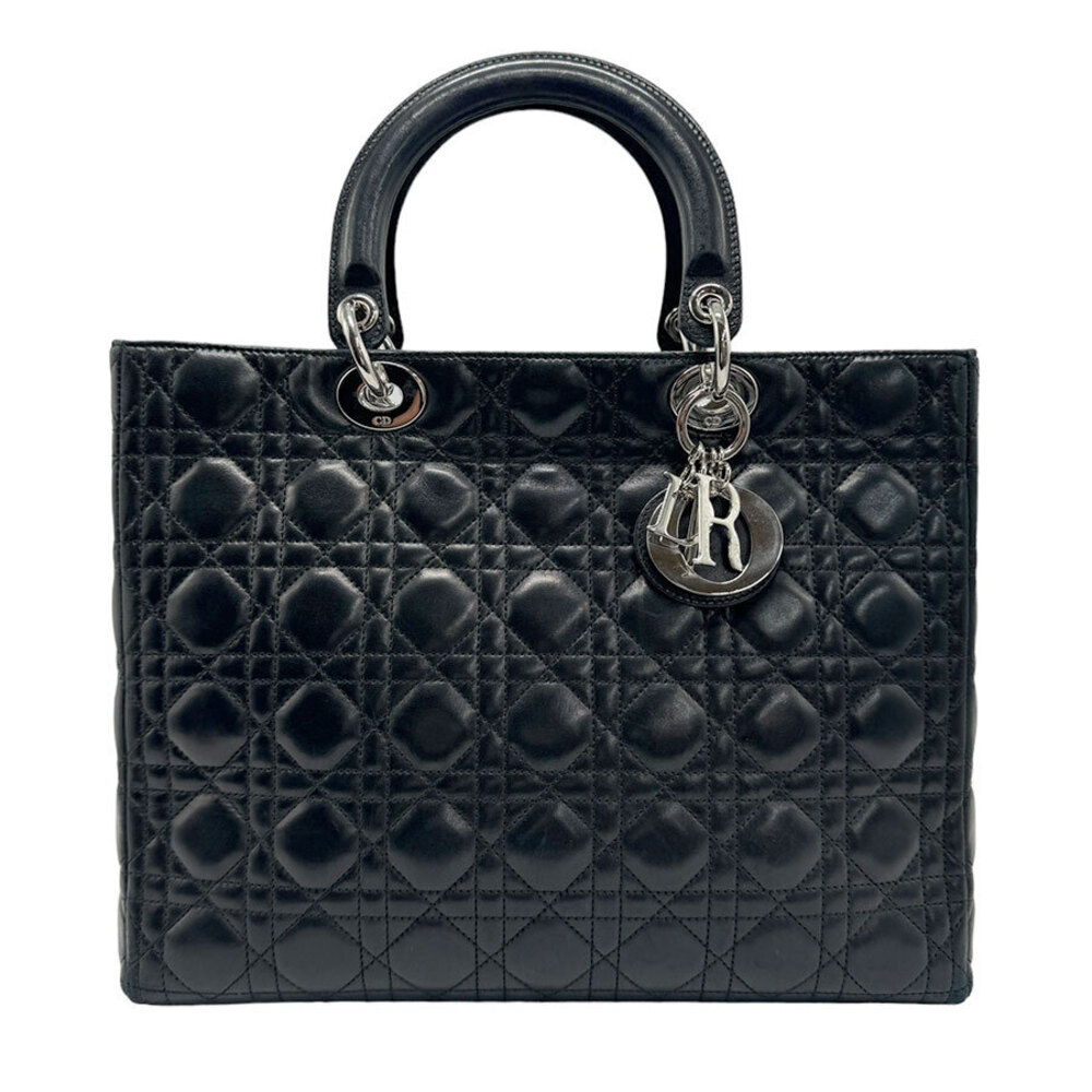 Christian Dior Lady handbag lambskin black